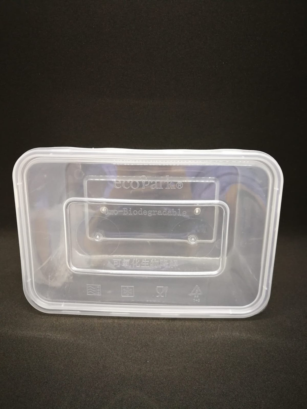 Eco-Park Rectangular Container (Clear)1000ml