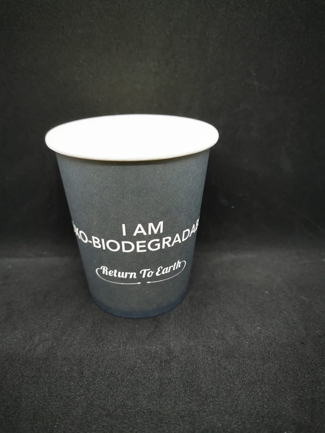 8oz Oxo-Biodegradable(Western) 300g Paper Cup (Black)